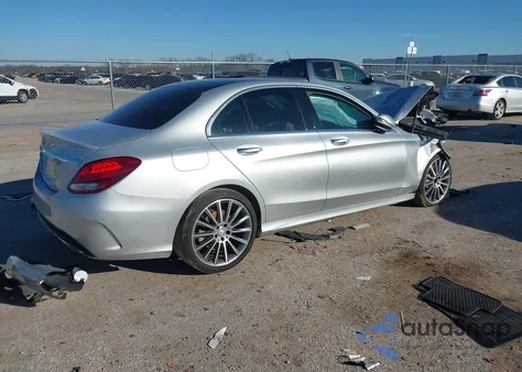 2016 Mercedes-Benz C 300 from USA, damaged, VIN 55SWF4JB0GU119631